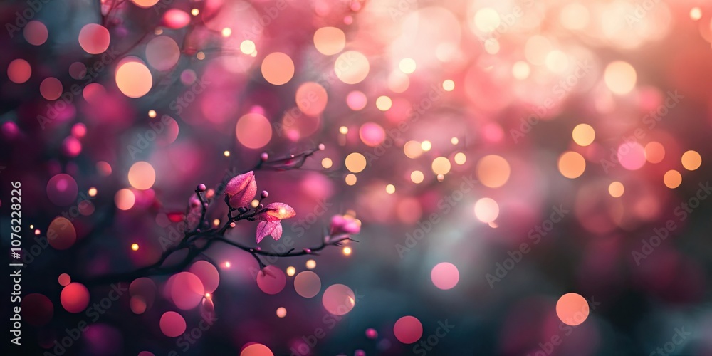 Background featuring a pink bokeh effect with blurred lights, creating a soft and dreamy atmosphere characterized by vibrant pink hues and gentle radiance. Background featuring a pink bokeh effect with blurred lights, creating a soft and dreamy atmosphere characterized by vibrant pink hues and gentle radiance.