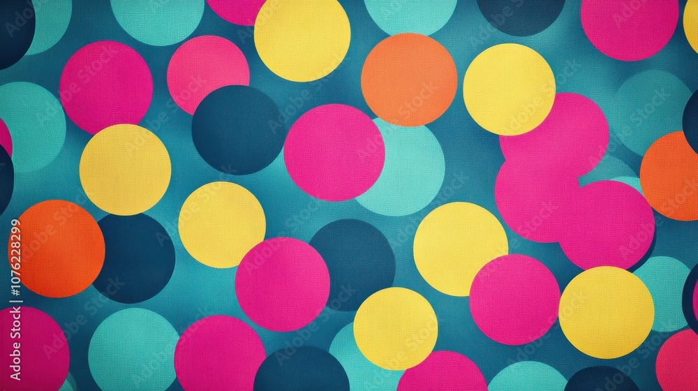 Colorful abstract pattern featuring vibrant dots in various sizes, creating a lively mood. Colorful abstract pattern featuring vibrant dots in various sizes, creating a lively mood.