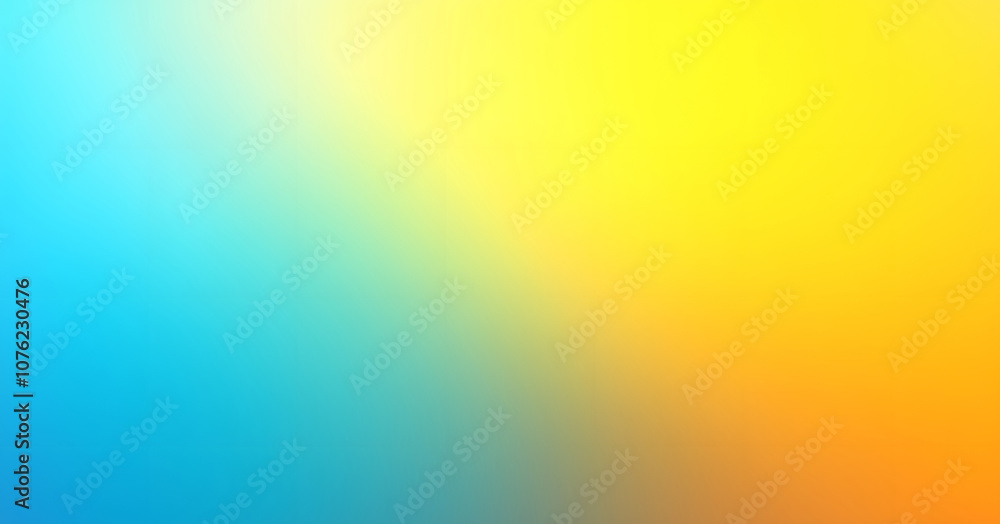 A vibrant gradient blending from bright cyan to yellow and orange, creating an energetic and warm atmosphere with smooth transitions and balanced colors. A vibrant gradient blending from bright cyan to yellow and orange, creating an energetic and warm atmosphere with smooth transitions and balanced colors.