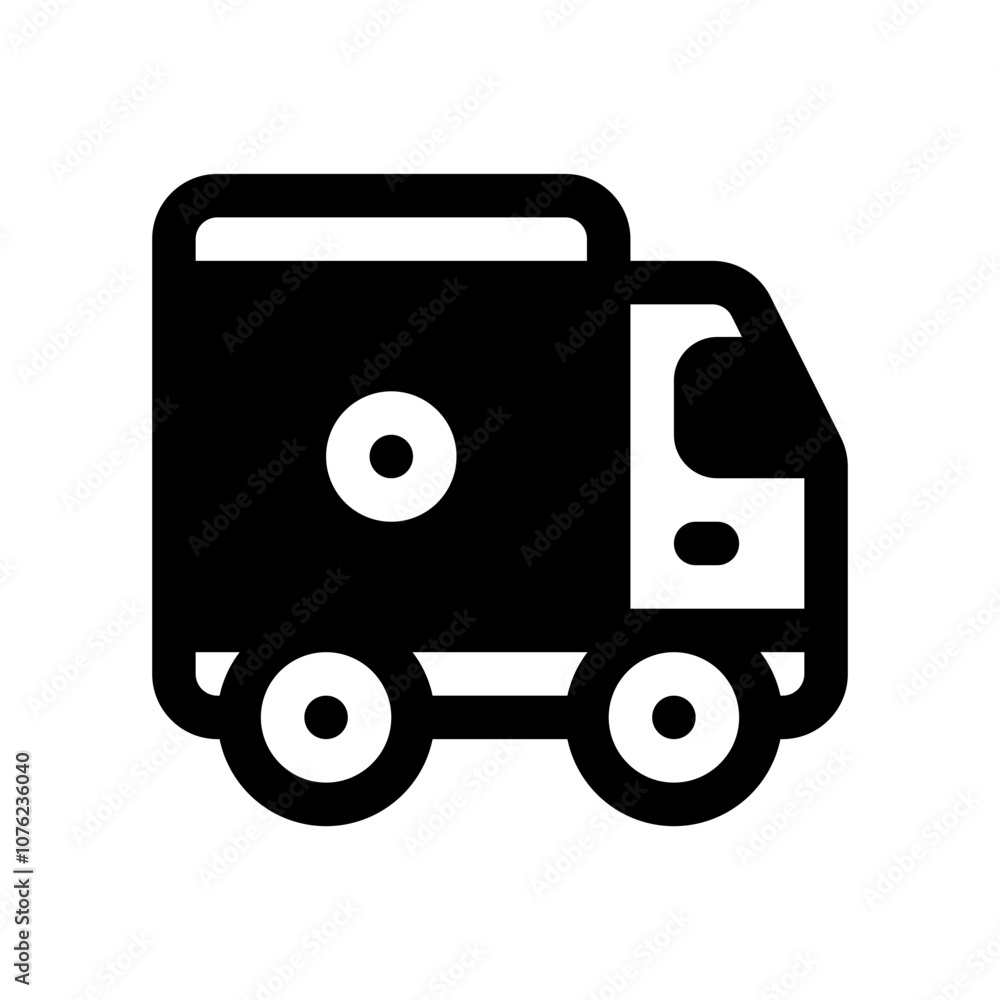Delivery Glyph Icon. Single icon, glyph vector icon Delivery Glyph Icon. Single icon, glyph vector icon
