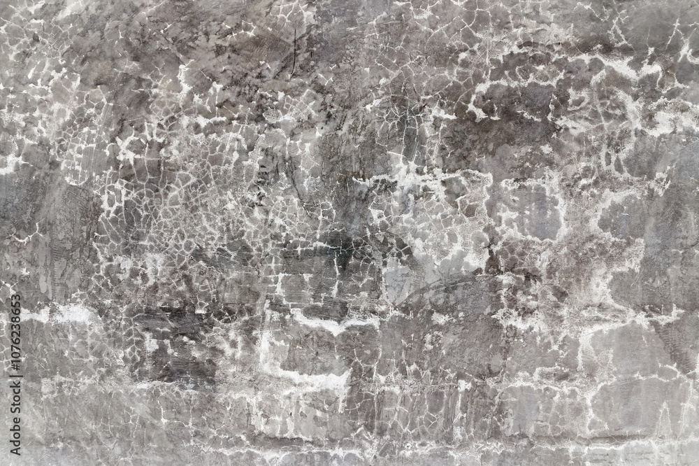Fototapeta premium Concrete cement cracked wall texture for background 