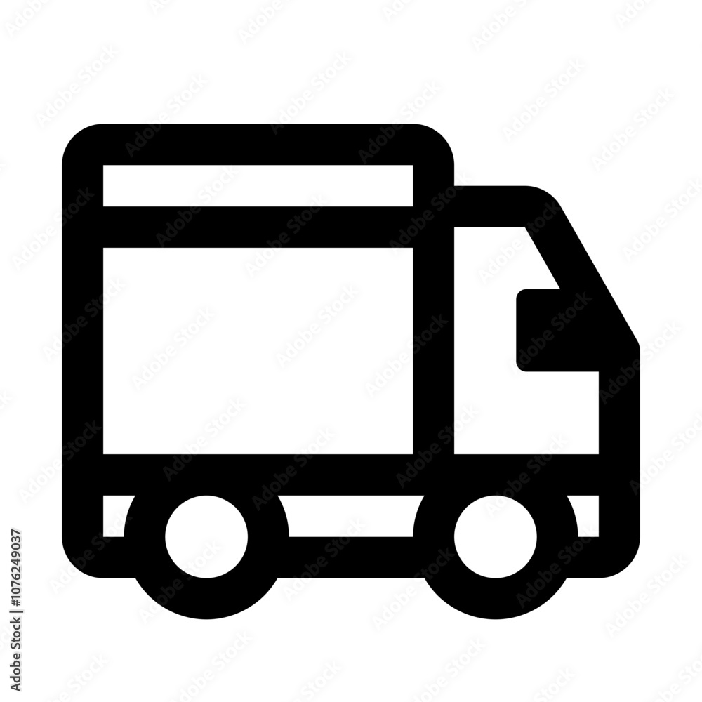 Delivery Simple Line Icon. Single icon, line vector icon Delivery Simple Line Icon. Single icon, line vector icon