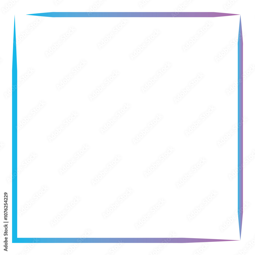 Rectangular gradient border. Vector illustration Rectangular gradient border. Vector illustration
