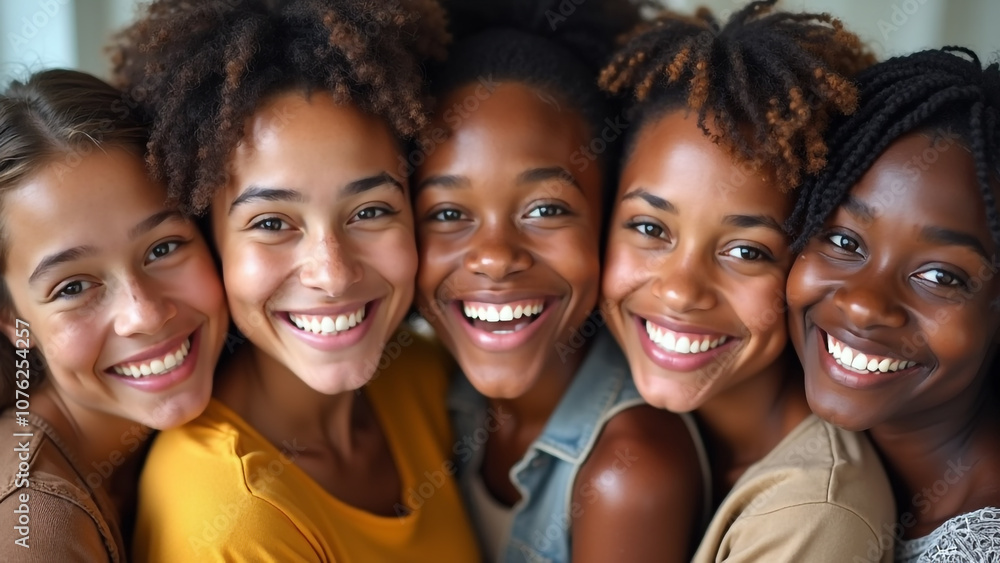 Collage of Smiling Multicultural Faces, Young Diverse People Looking at Camera in Mosaic Headshot Collection. Collage of Smiling Multicultural Faces, Young Diverse People Looking at Camera in Mosaic Headshot Collection.
