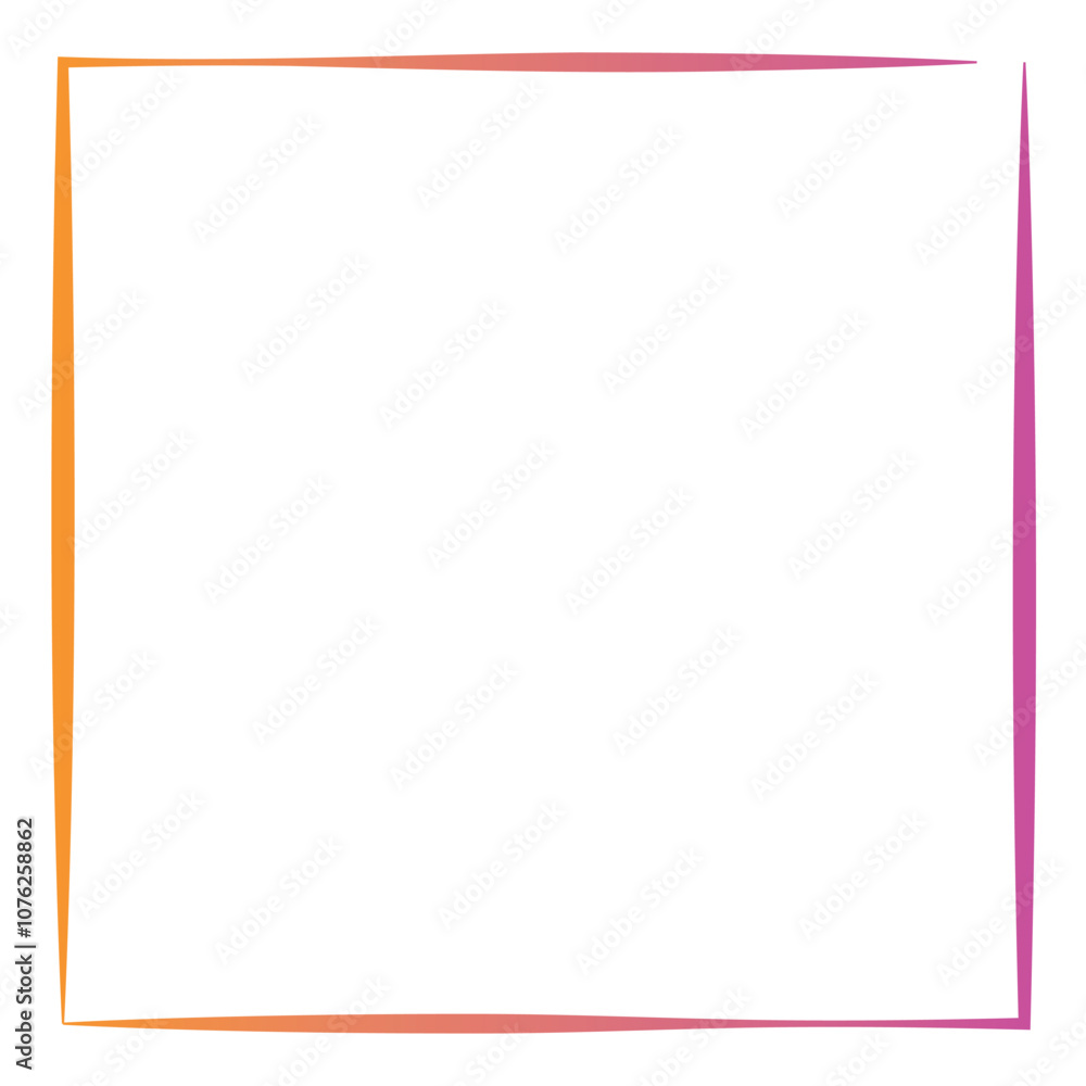 Rectangular gradient border. Vector illustration Rectangular gradient border. Vector illustration