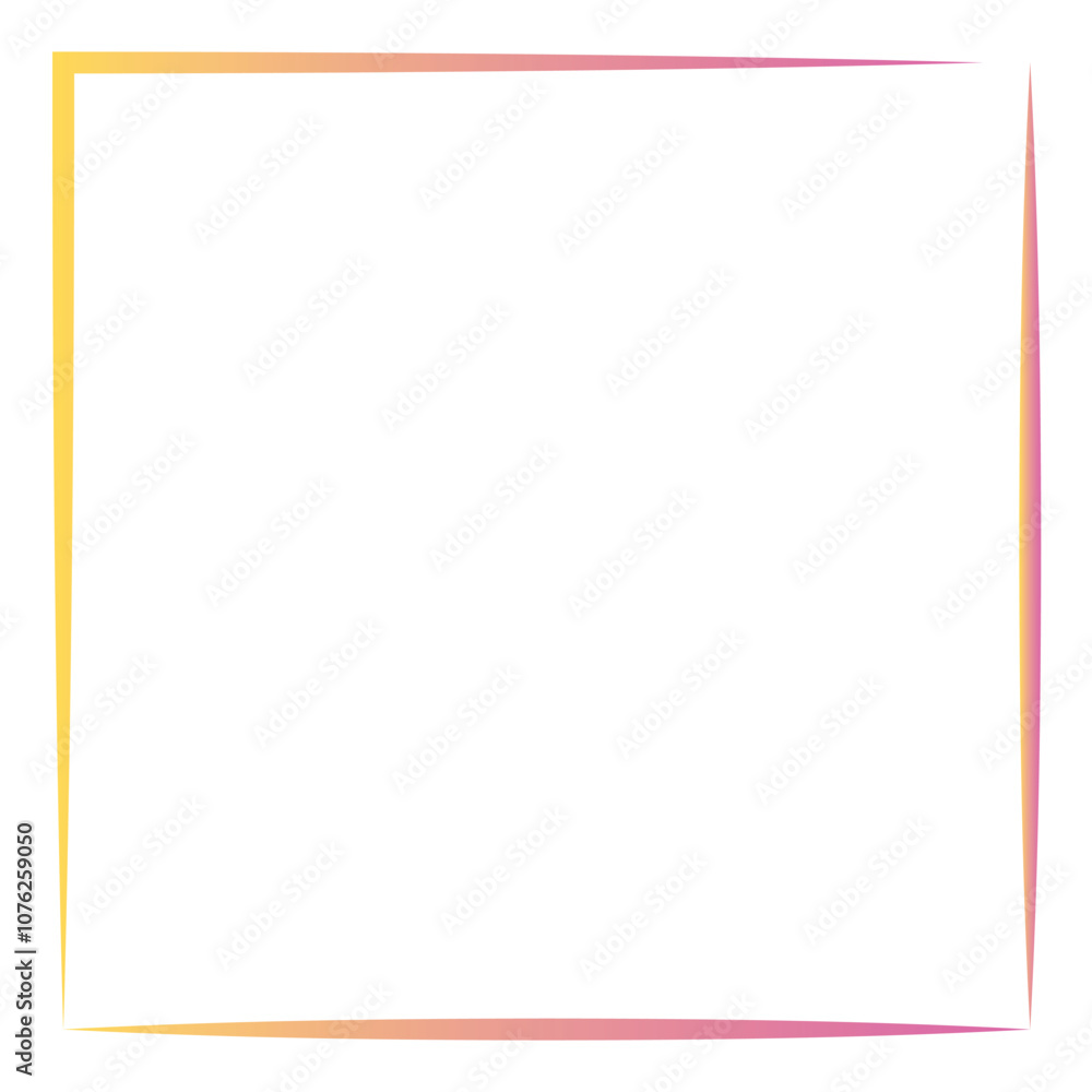 Rectangular gradient border. Vector illustration Rectangular gradient border. Vector illustration