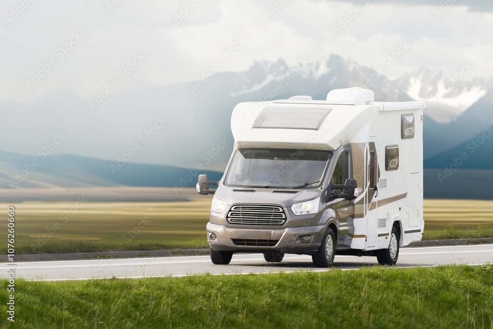 A Scenic Highway Adventure in a Home Away from Home in a c-class RV motorhome. Escape to the Parks and outdoors during vacation.