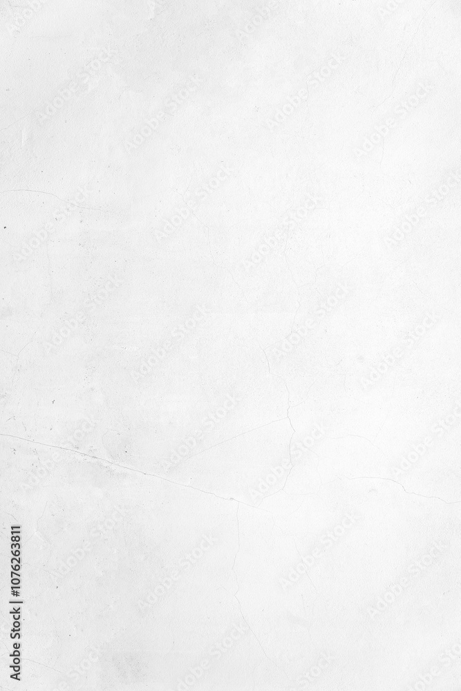 Fototapeta premium High Resolution Dark Vertical Background or Wallpaper texture. Grunge of the old white Cement wall has cracks and black stains.