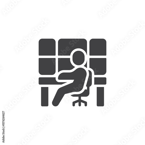 Security Control Room vector icon