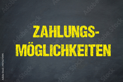 Zahlungsmöglichkeiten 