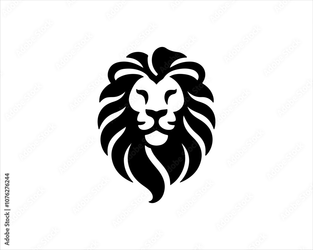 Obraz premium lion head illustration