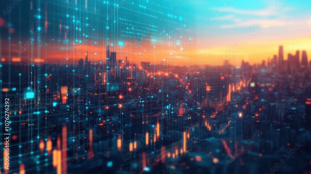 Digital Cityscape. Digital Cityscape.