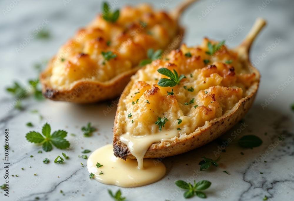 Endive Gratin.Gourmet dish, appetizing mood, served on a tray, elegant background, copy space
Endive Gratin.Gourmet dish, appetizing mood, served on a tray, elegant background, copy space