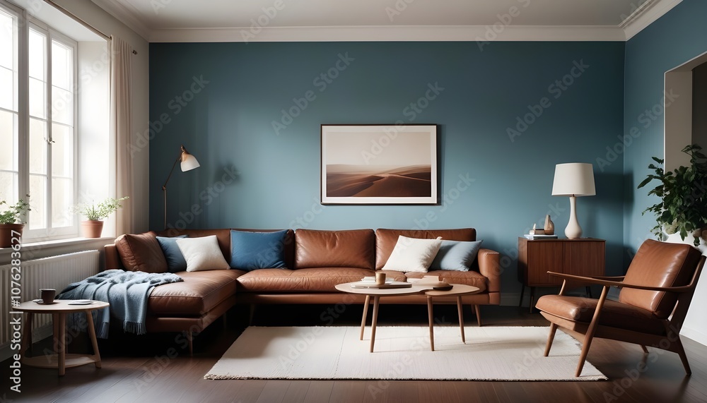 Photo interior modern design room 3d illustration
Photo interior modern design room 3d illustration