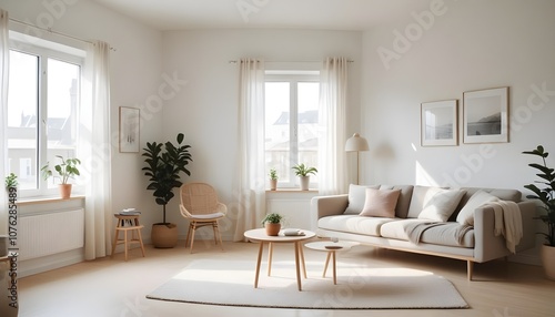 Wallpaper Mural Photo interior modern design room 3d illustration
 Torontodigital.ca