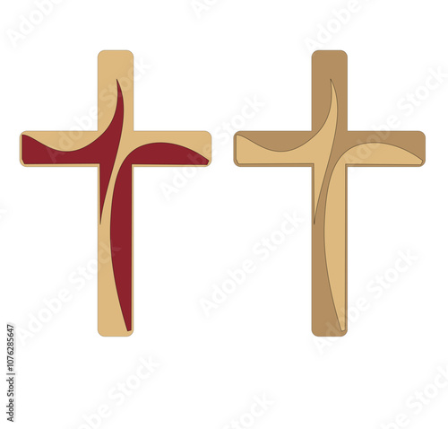 IHS GOLD EMBROIDERY FOR LITURGICAL CLOTHES AND SACRED CEREMONIES. SACRED CATHOLIC SYMBOLS IN ANCIENT STYLE WITH GOLDEN DECORATIONS