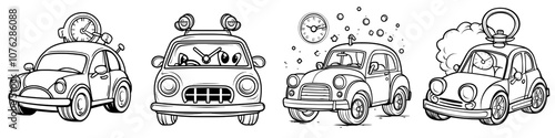 Concept icon for Carsharing Time's Rent by Hour service