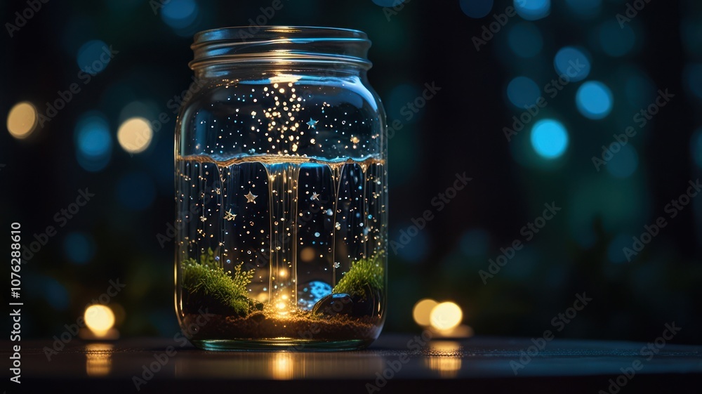 water inside the jar water inside the jar