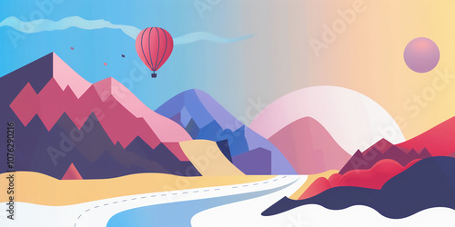 Scenic Mountain Landscape 