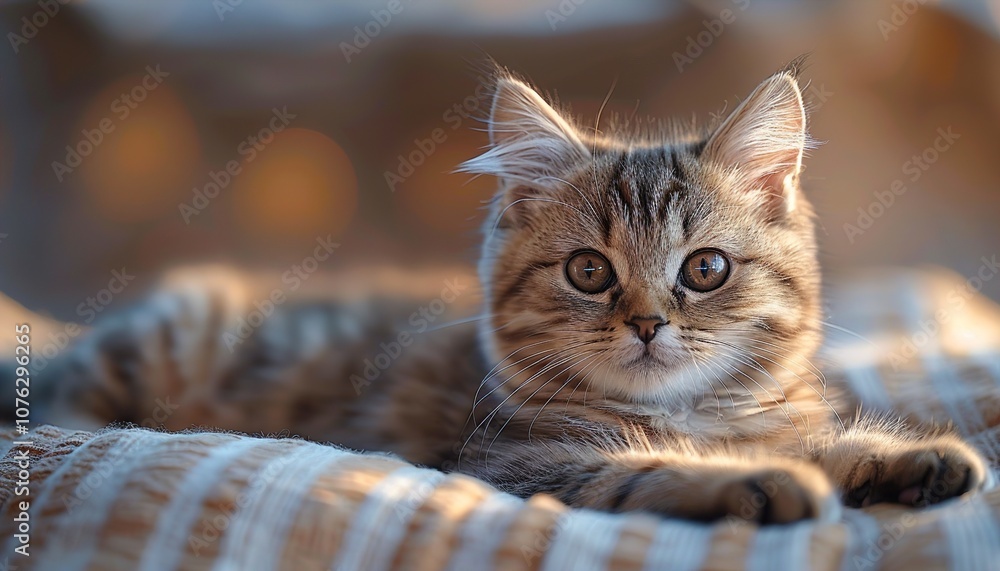 Cute fluffy portrait smile kitty Cat that looking Cute fluffy portrait smile kitty Cat that looking