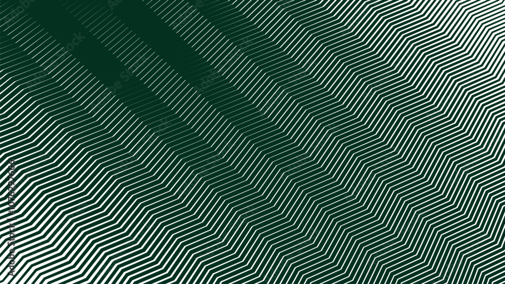 Dark Green zig zag pattern stripes line abstract background Dark Green zig zag pattern stripes line abstract background