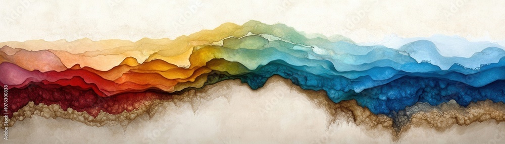 An abstract artwork featuring a wave-like gradient of vibrant colors, creating a mesmerizing visual experience. An abstract artwork featuring a wave-like gradient of vibrant colors, creating a mesmerizing visual experience.