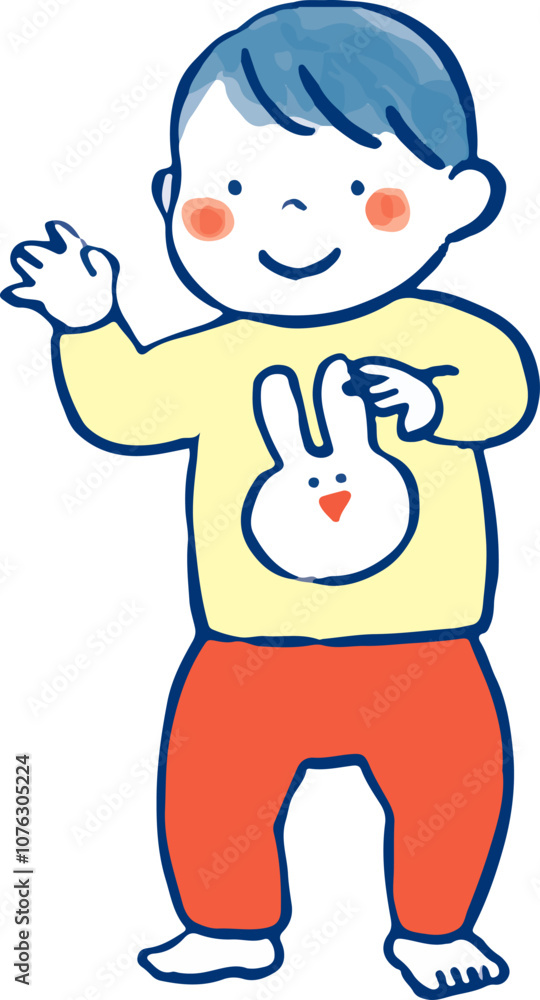 たっちする赤ちゃん たっちする赤ちゃん