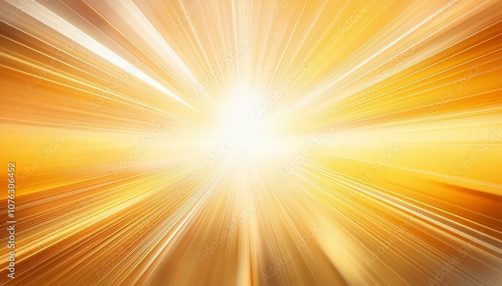 An abstract background with rays of light emanating from central point blending yellow and white color. An abstract background with rays of light emanating from central point blending yellow and white color.