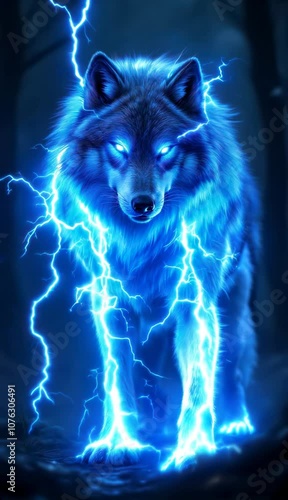 wolf in the night