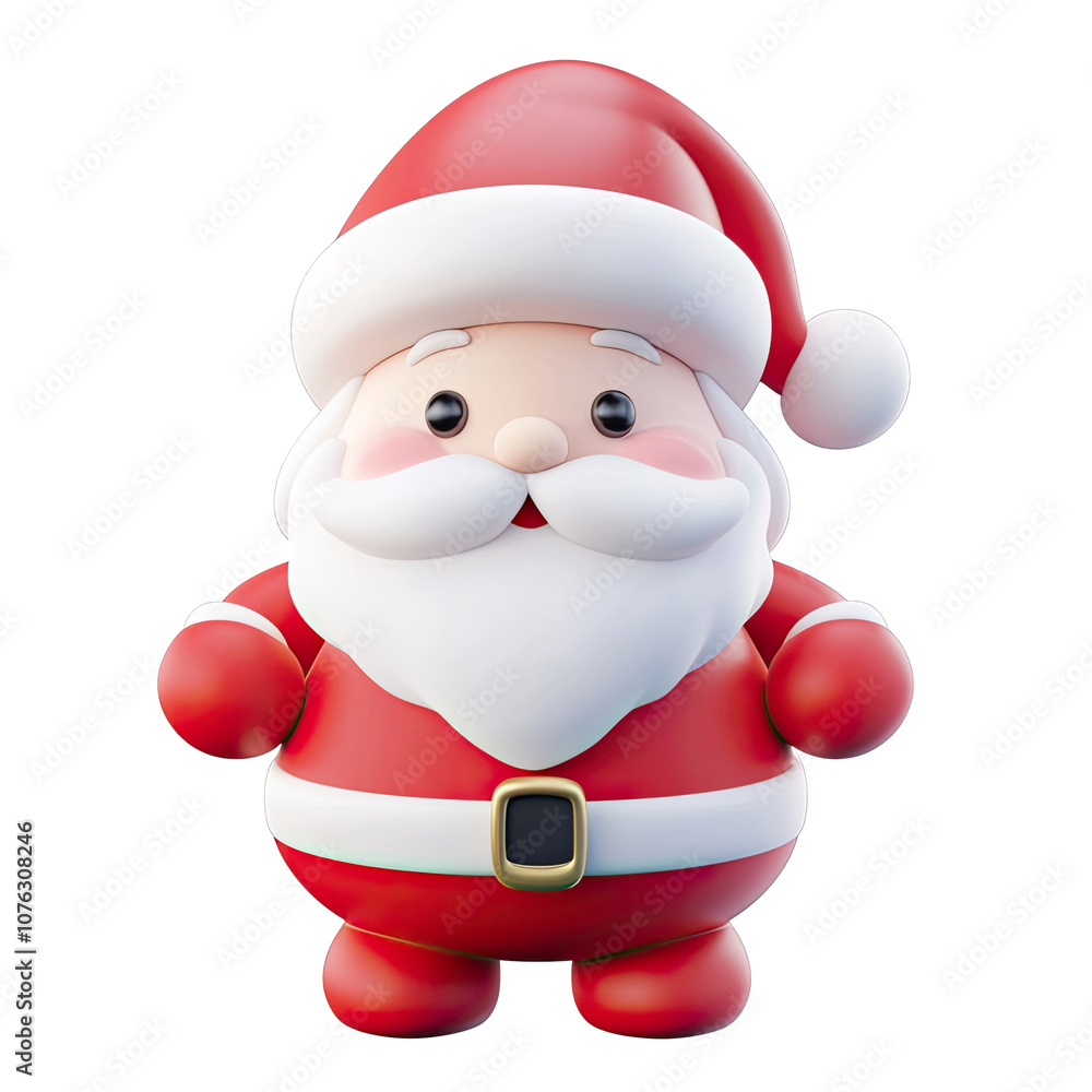 3d rendering christmas decorations on transparent background, ai 3d rendering christmas decorations on transparent background, ai