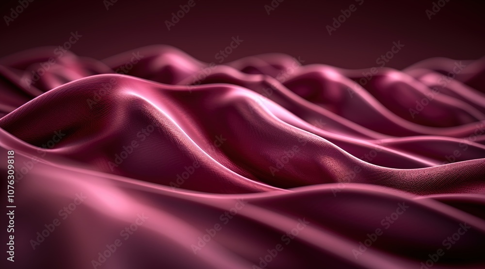 Fototapeta premium Dark red background velvet texture.