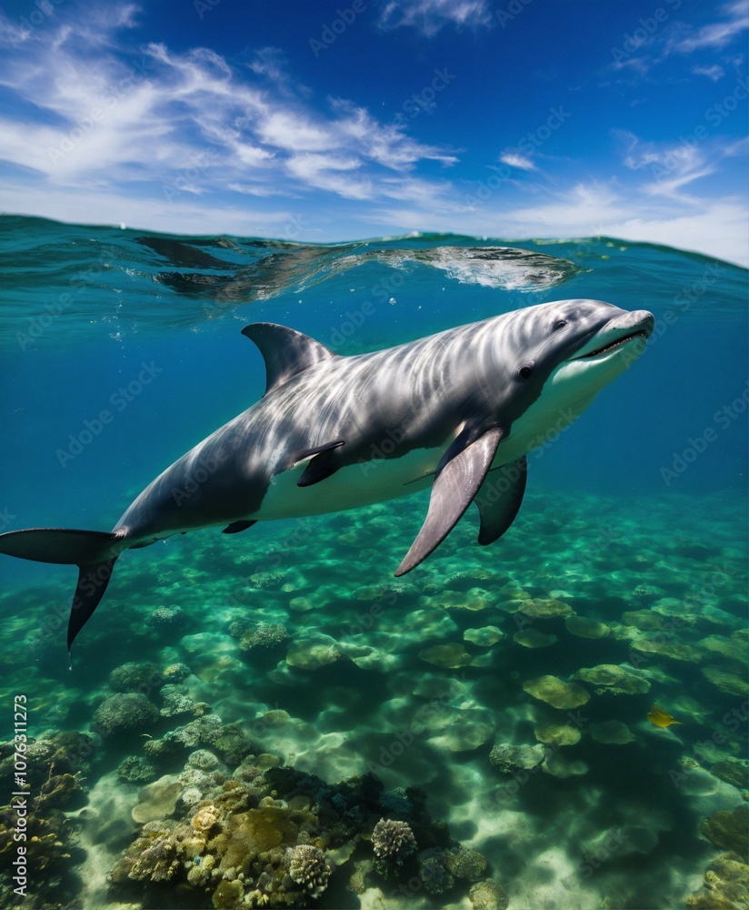 shark in the sea shark in the sea