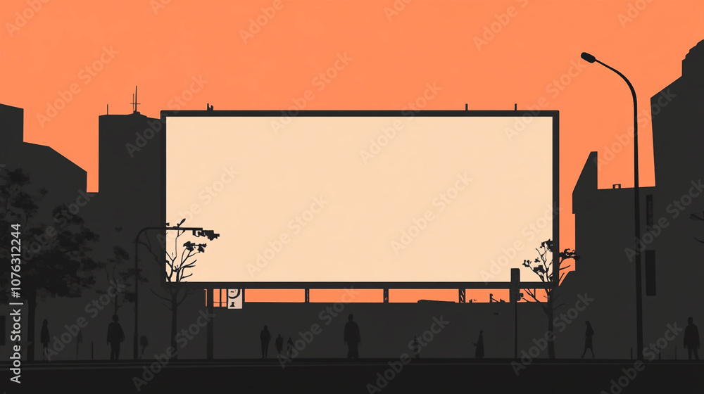 Obraz premium Big City Billboard