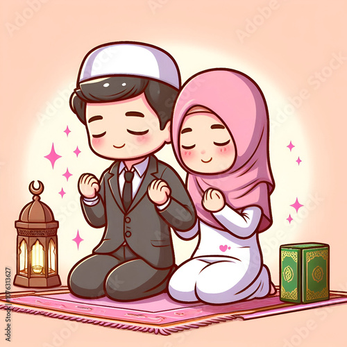 Muslim couple 