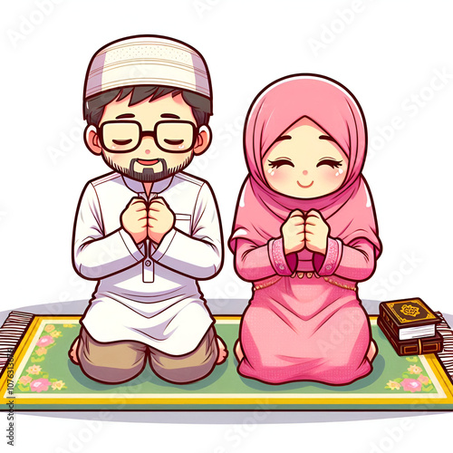 vector illustration of a couple