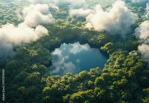 Forest Lake Clouds.