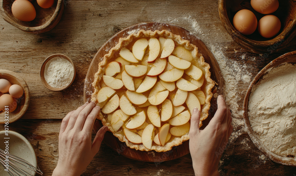 Creating a Delicious Homemade Apple Tart with Fresh Ingredients Creating a Delicious Homemade Apple Tart with Fresh Ingredients