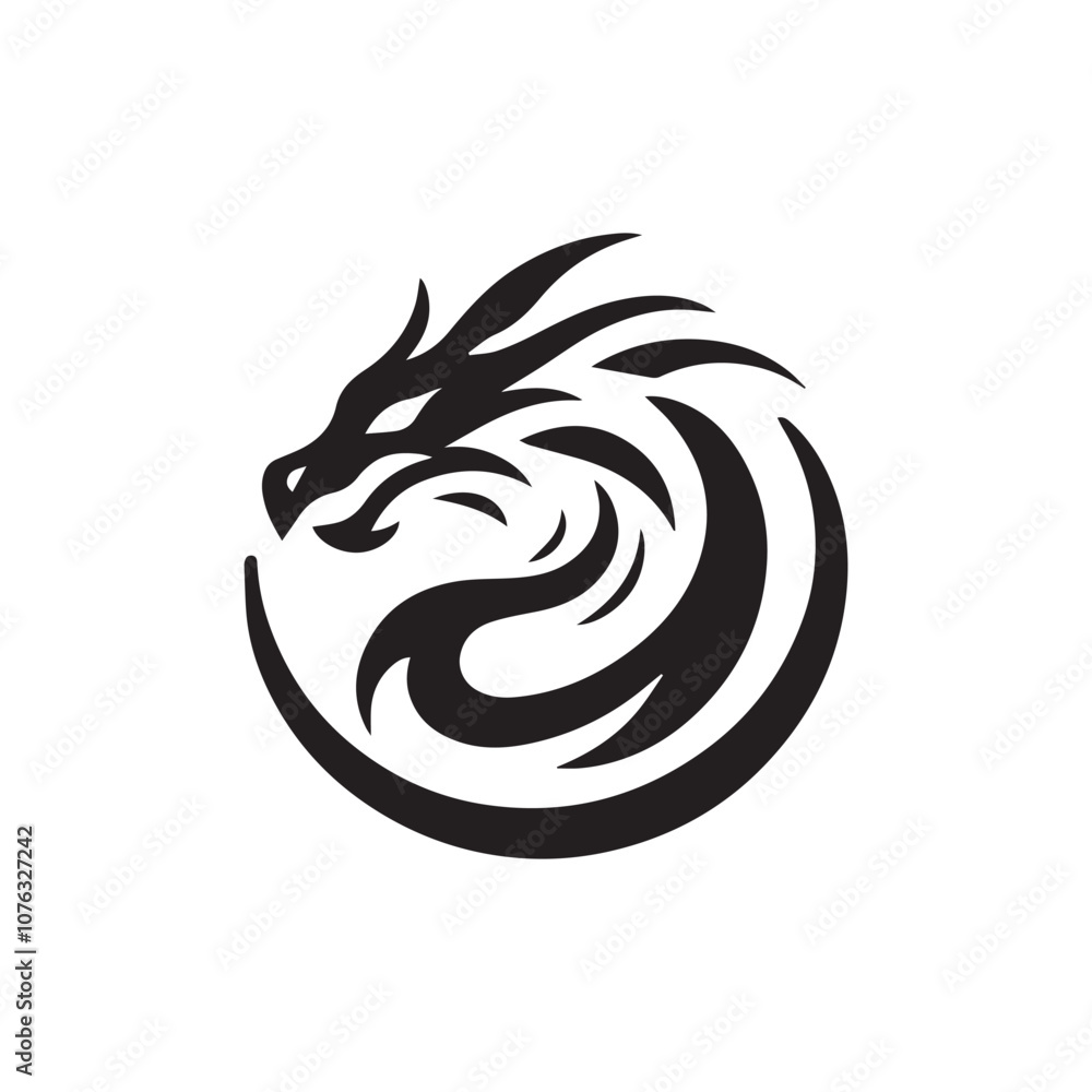 Naklejka premium dragon