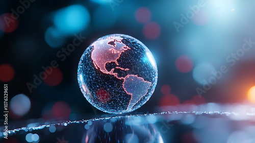 Celebrate united states independence day with a holographic perspective on global connections