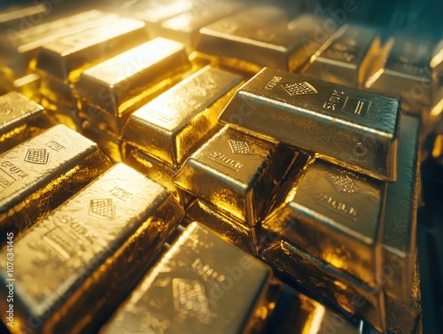 Discover how gold bars represent wealth and financial security in today's economy photo