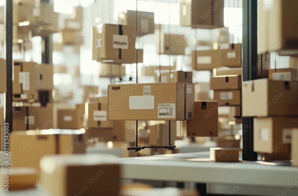 Packages in Warehouse. Packages in Warehouse.