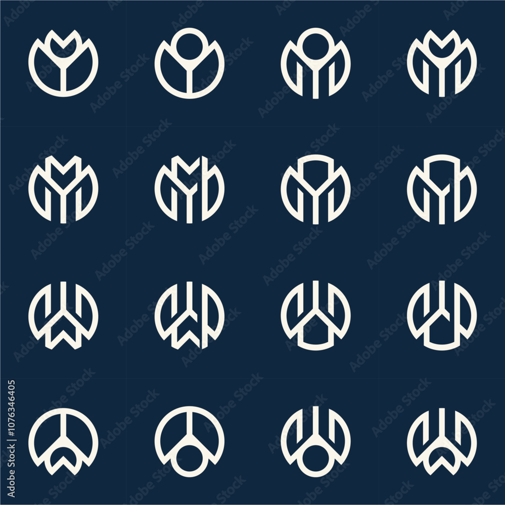 An abstract icon that can be used for a logo in various fields. An abstract icon that can be used for a logo in various fields.