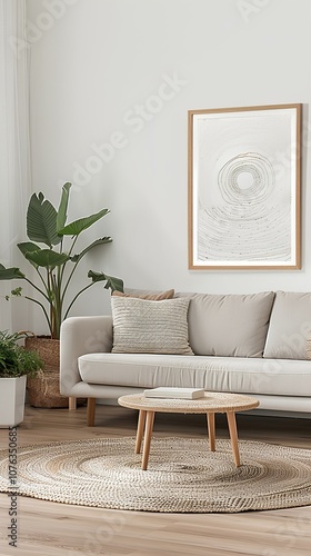 Bright and Inviting Scandinavian Living Room Design