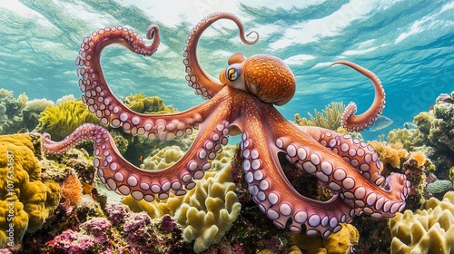 Explore the Fascinating World of the Colorful Octopus in Its Natural Habitat