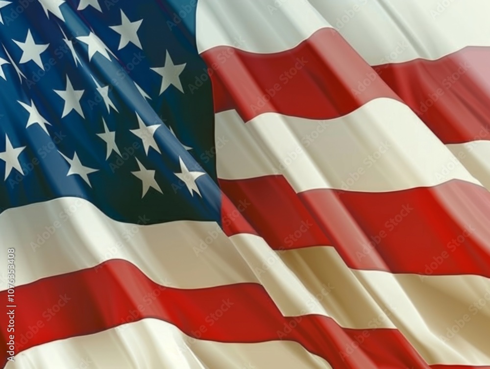 The American flag, adorned with bold stripes and bright stars, flows gently in a soft breeze, capturing the spirit of patriotism and national pride in a serene environment. The American flag, adorned with bold stripes and bright stars, flows gently in a soft breeze, capturing the spirit of patriotism and national pride in a serene environment.
