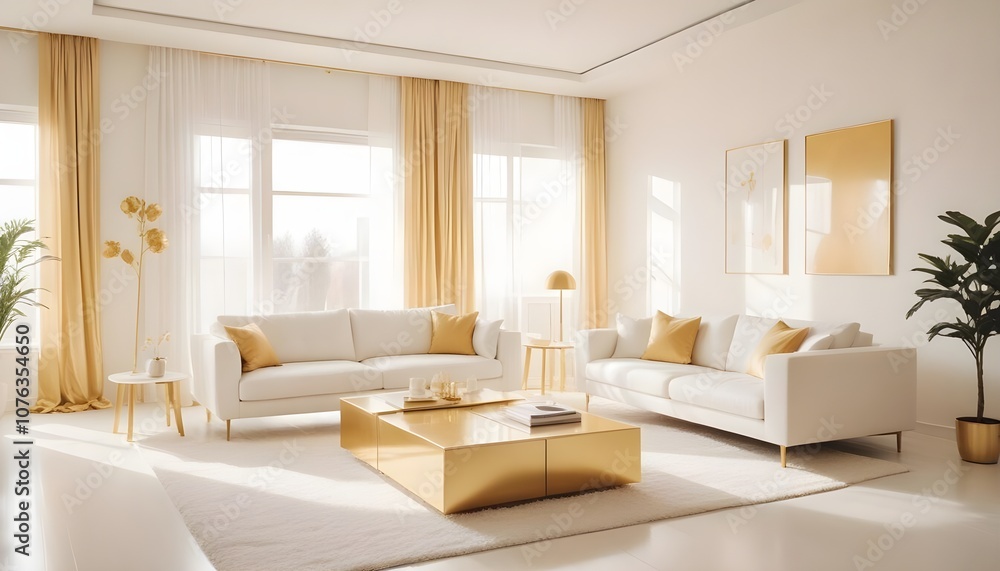 Photo interior modern design room 3d illustration Photo interior modern design room 3d illustration