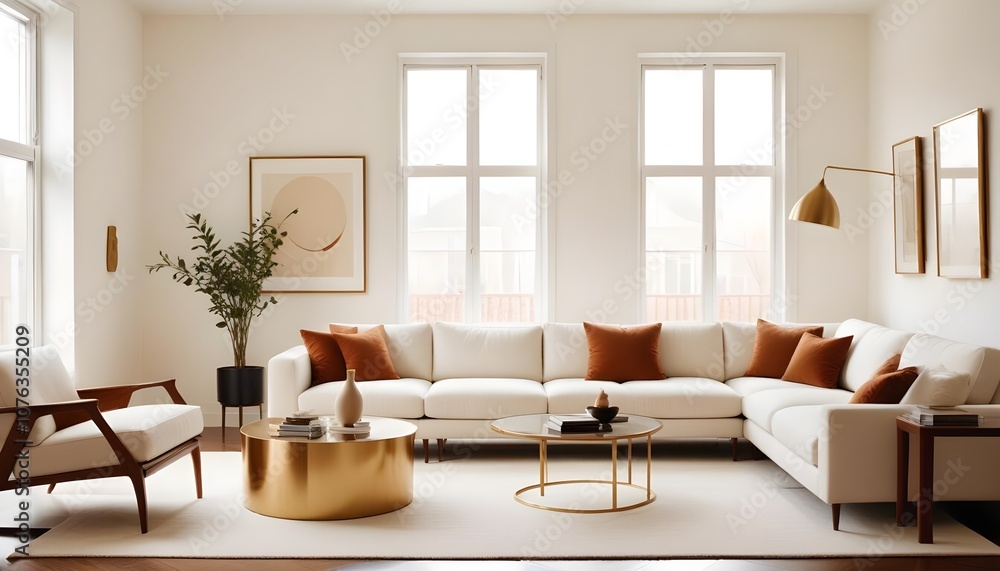 Photo interior modern design room 3d illustration Photo interior modern design room 3d illustration