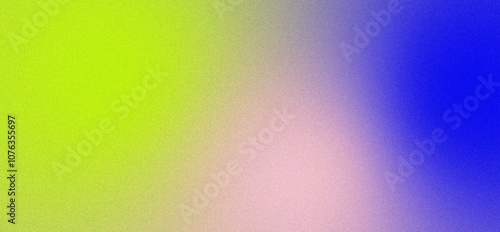 A grainy Blue Pink and Lime background with an abstract noise texture perfect for banner poster header cover or wallpaper design.