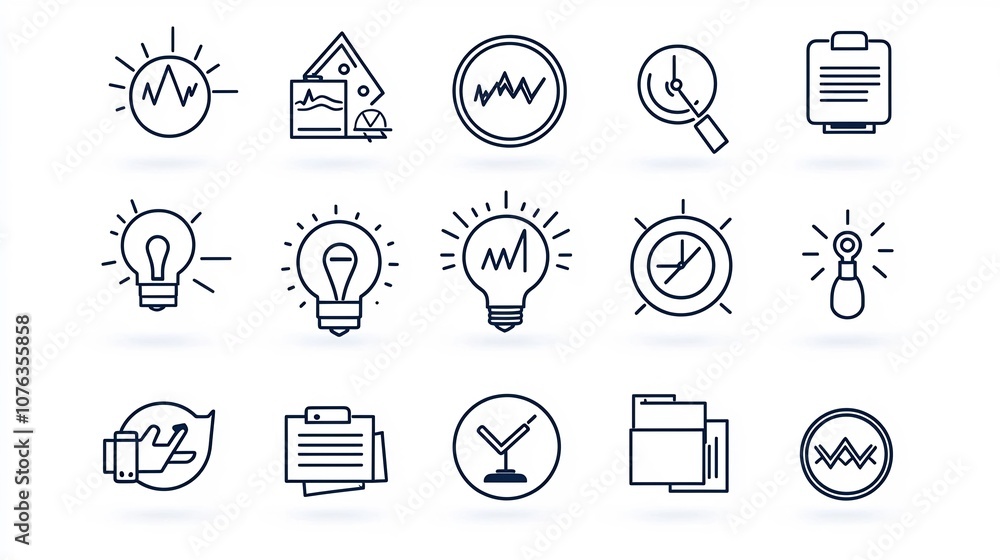 Outline icon set of 15 business related elements covering marketing networking leadership and team building in style with editable strokes Outline icon set of 15 business related elements covering marketing networking leadership and team building in style with editable strokes