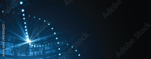 Abstract DNA molecule  technology